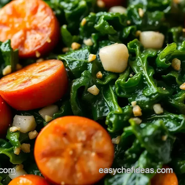 Saut&eacute;ed Kale Delight with Savory Sausage