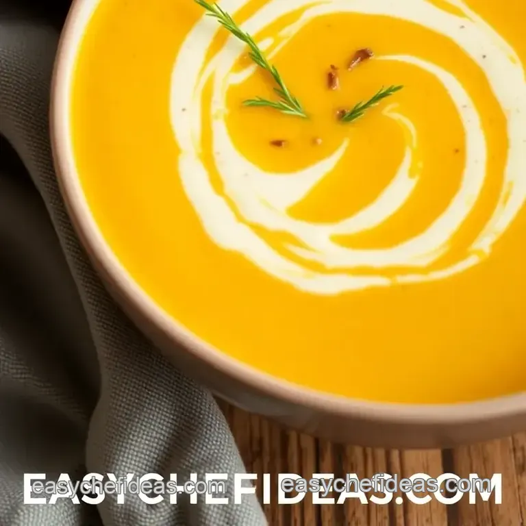 Savoring Creamy Pumpkin Soup: a Cozy Delight presentation
