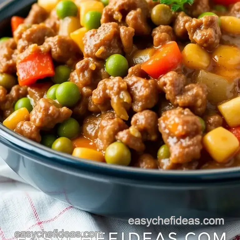 Savory Campfire Chicken Bake presentation