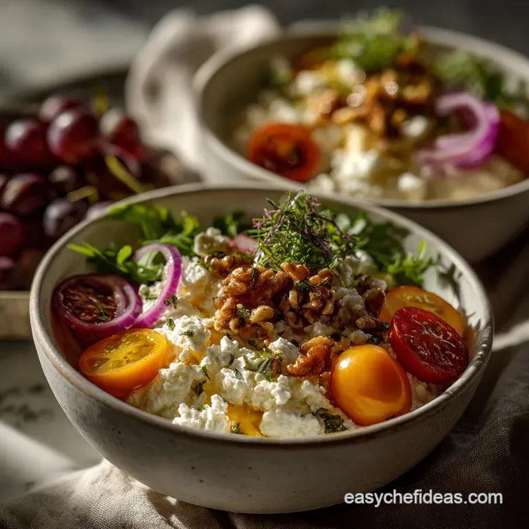 Easy 10-Minute Savory Cottage Cheese Bowls presentation