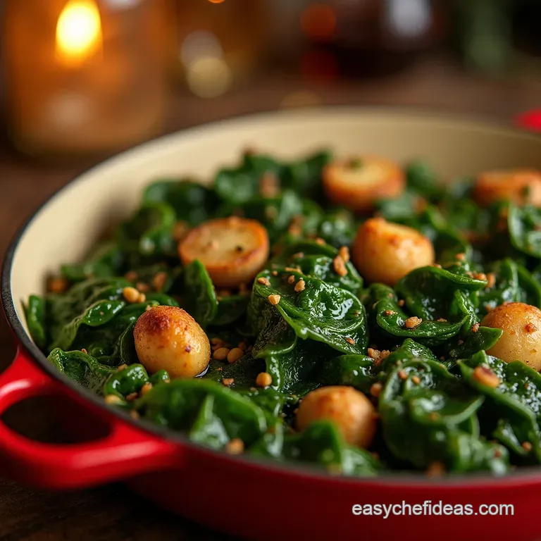 Southern Turnip Greens Smoked Savoury Pot Likker Perfection presentation