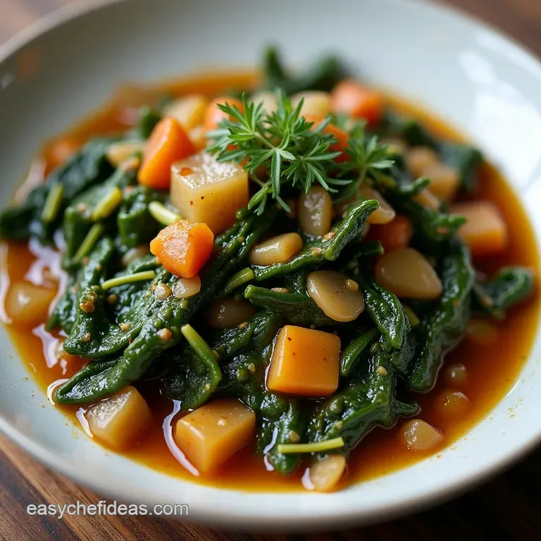 Southern Turnip Greens Smoked Savoury Pot Likker Perfection