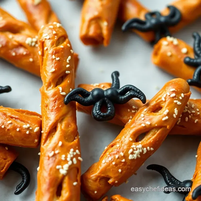 Severed Witch Finger Pretzel Rods