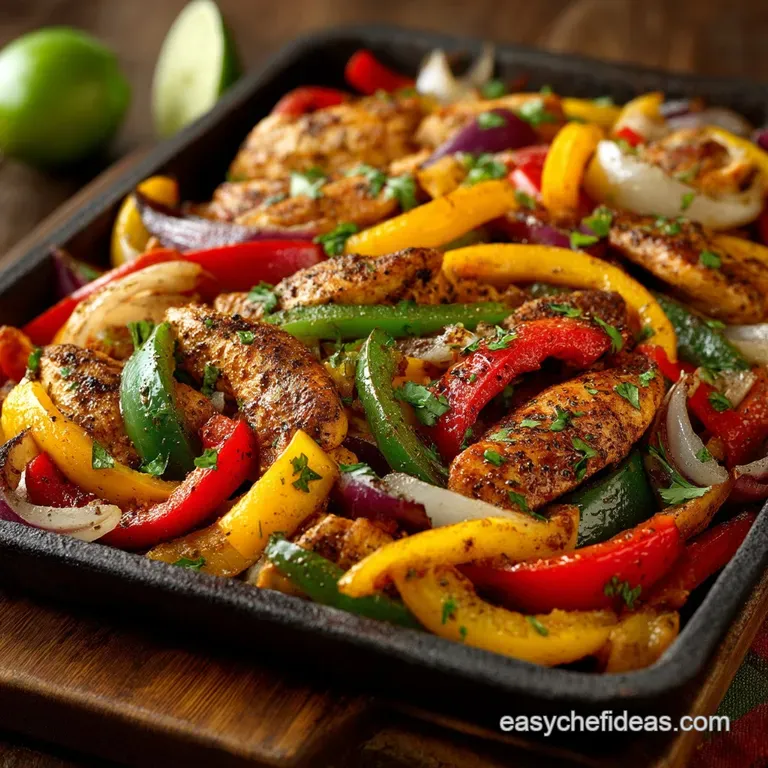 Onepan Wonders Speedy Chicken Fajitas for a Cracking Weeknight Meal presentation