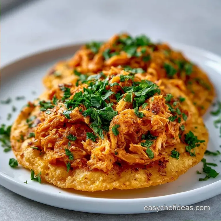 Shredded Chicken Tostadas in 20 Minutes