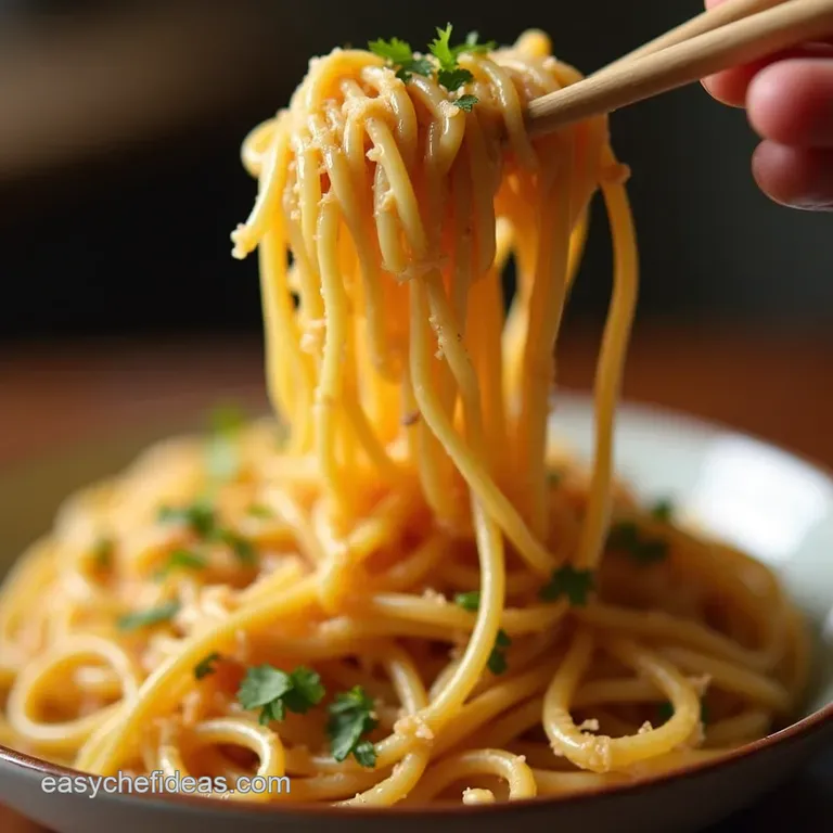 The Ultimate Cheats Silky Buttery Garlic Noodles Ready in Under 30 Minutes presentation