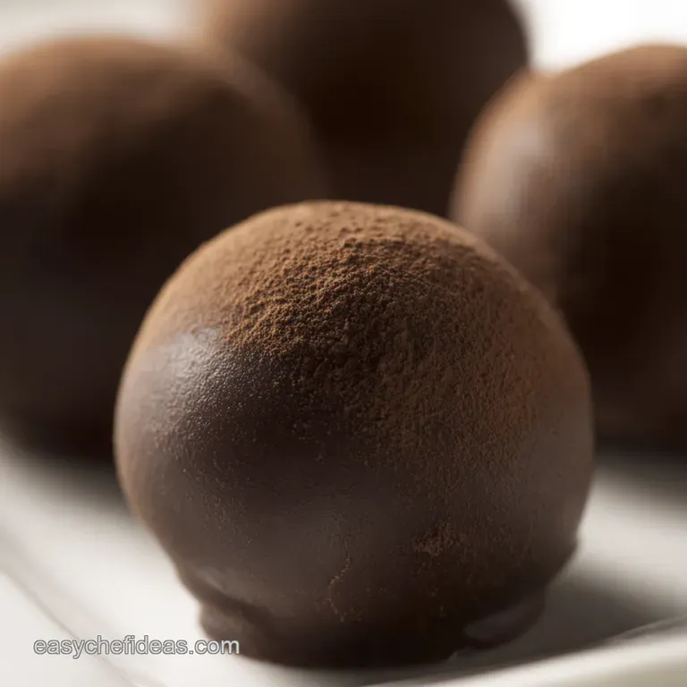 Silky Smooth Chocolate Truffles a Little Bit of Heaven presentation