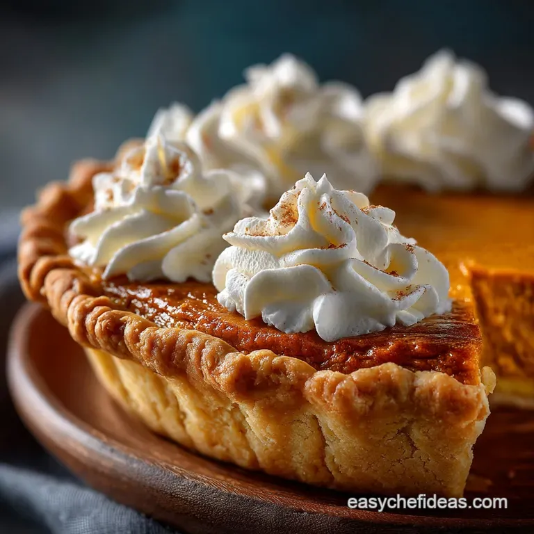 The Ultimate Smooth Spiced Pumpkin Pie a Seasonal Classic presentation