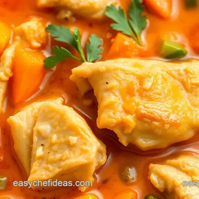 Simmered Chicken Soup - A Spicy Bowl of Comfort