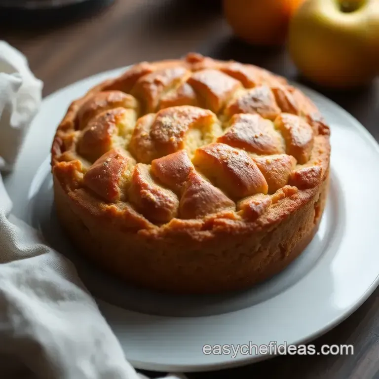 Simple & Delicious Easy Apple Cake presentation