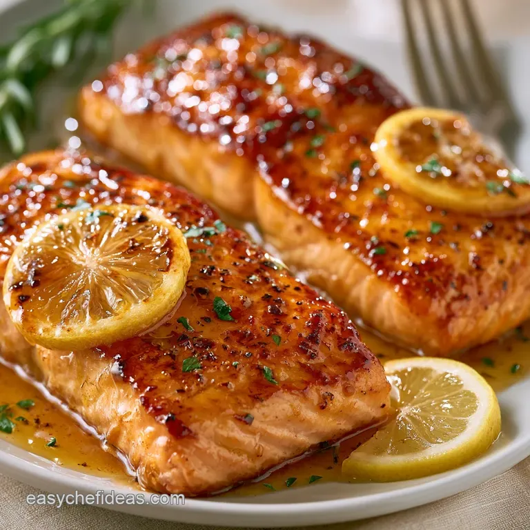 Simple Lemon Salmon Glaze: Sticky and Caramelized