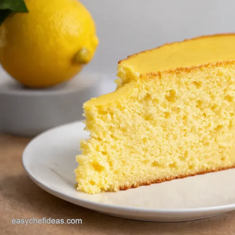 Simple Lemon Yogurt Cake G&acirc;teau Au Yaourt Citron presentation