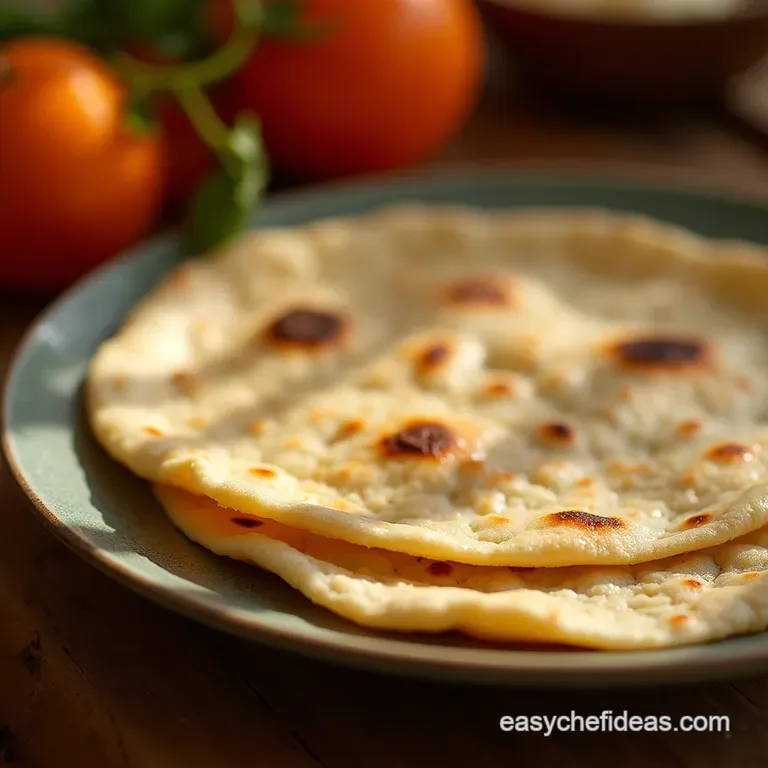 The Pilgrims Pouch Perfect Simple Unleavened Flatbread presentation