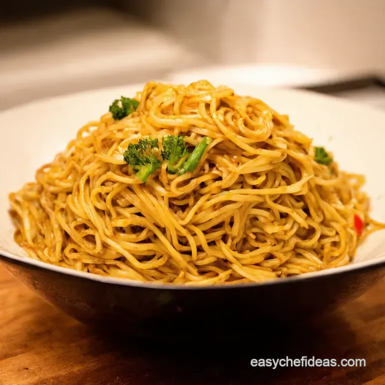 Singapore Noodles a Woktossed Wonder presentation