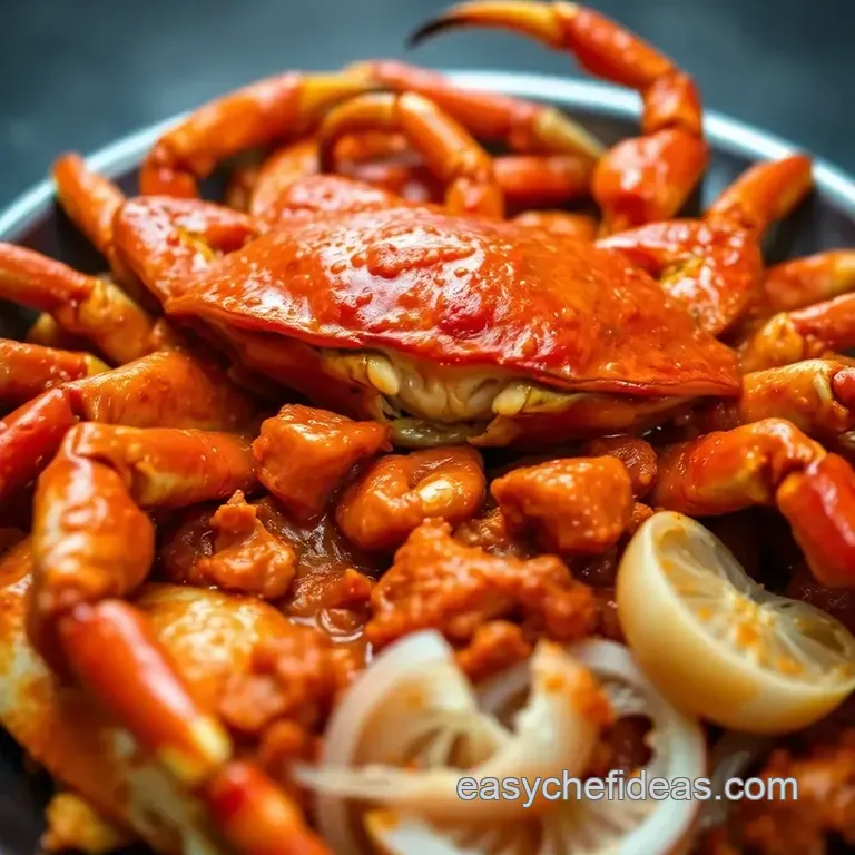 Singaporean Chili Crab: a Fiery Favorite presentation