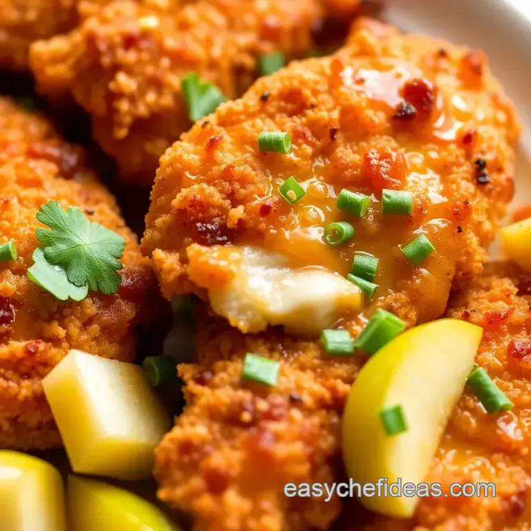 Sizzling Apple Chicken Tenders with Sweet Honey presentation