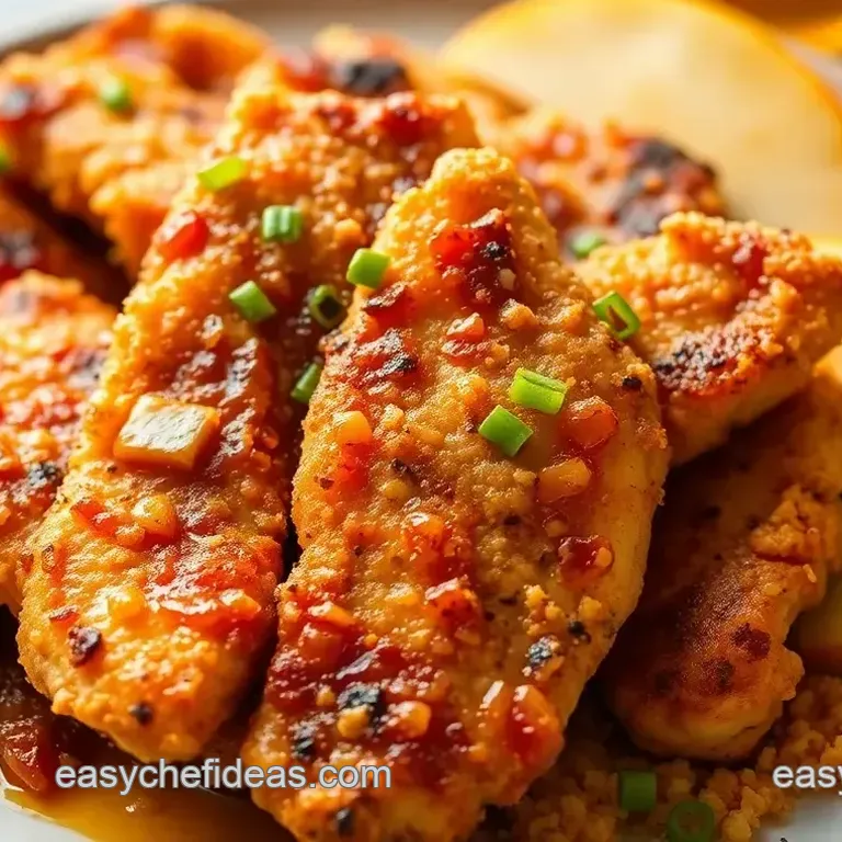 Sizzling Apple Chicken Tenders with Sweet Honey