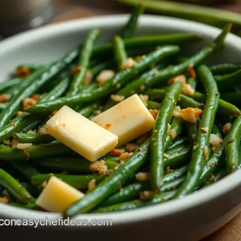 Sizzling Garlic Butter Green Beans with Toasted Almonds