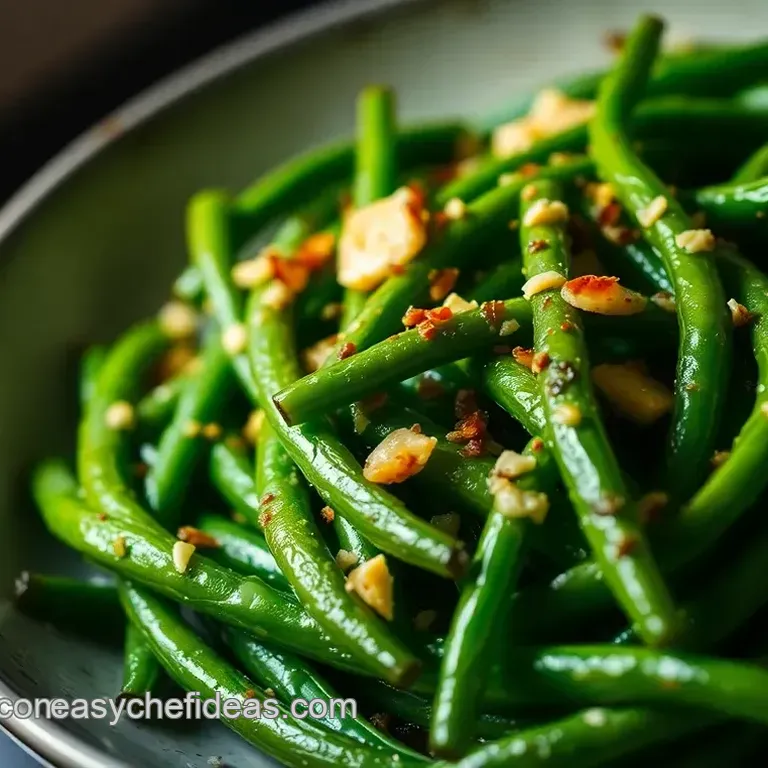 Sizzling Garlic Green Beans: Ready in a Flash!