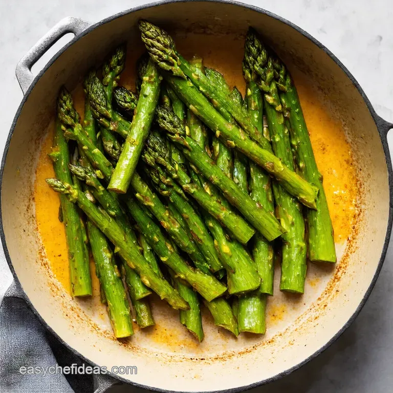 Sizzling Spring Garlic Butter PanFried Asparagus