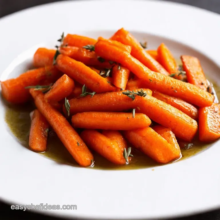 Sizzling Sweetness Classic Saut&eacute;ed Carrots with a Hint of Thyme