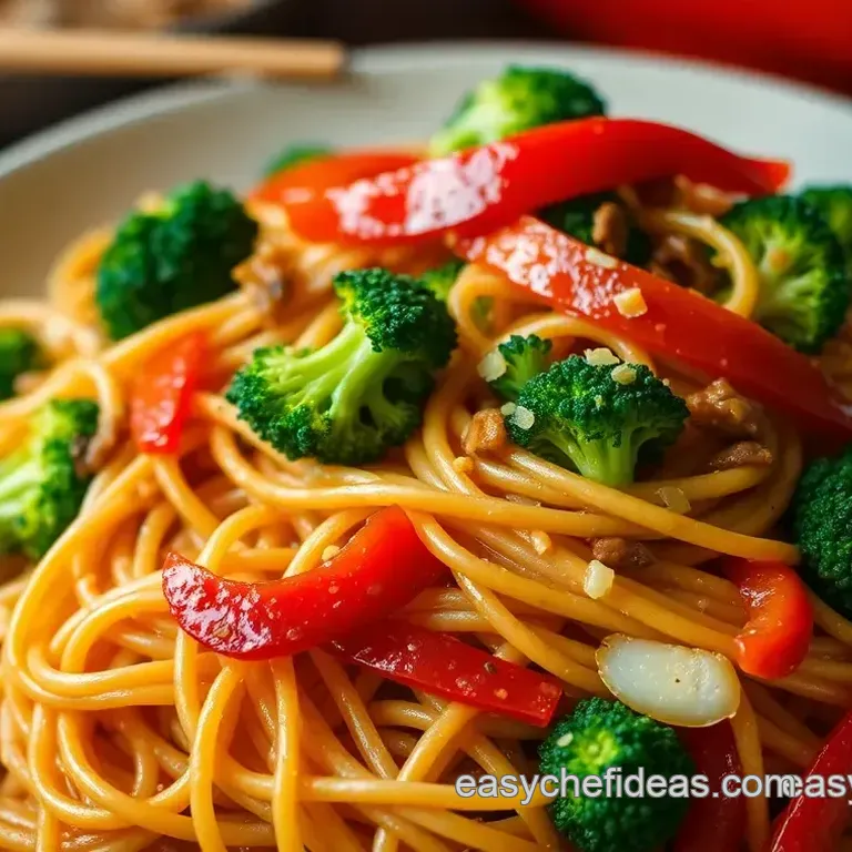 Sizzling Vegetable Lo Mein: A Wholesome Take on a Chinese Classic