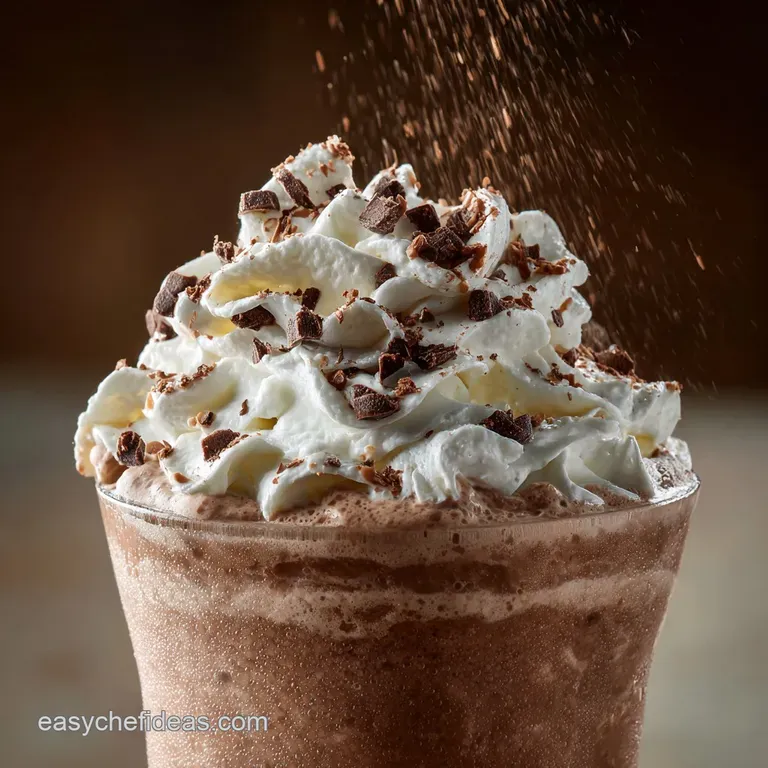 Skinny Frozen Hot Chocolate: the Guilt-Free Ultra-Rich Frappe presentation