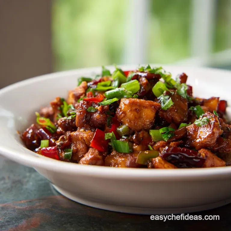 Skinny Slow Cooker Kung Pao Chicken: Umami Masterpiece