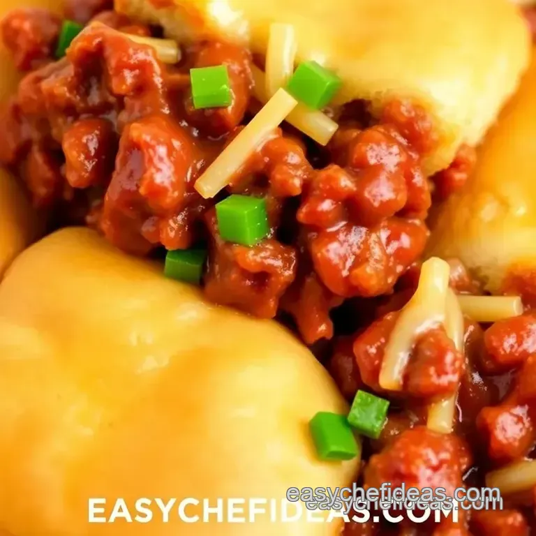 Sloppy Joe Casserole presentation