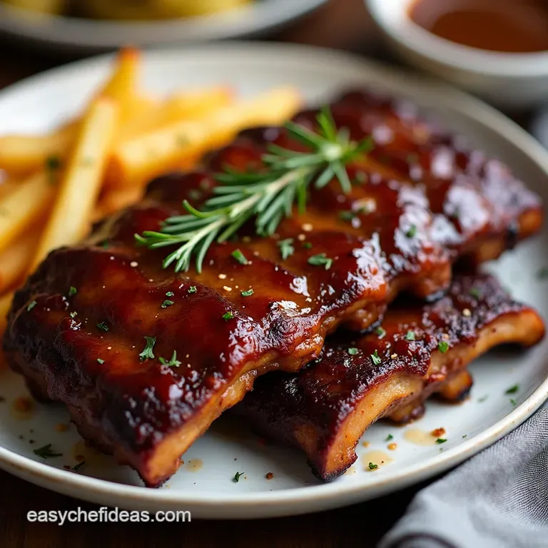 The Ultimate Set It and Forget It SlowCooked BBQ Beef Ribs