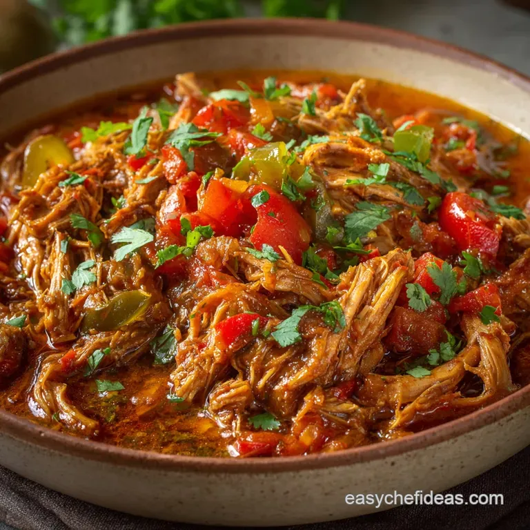 Chicken Ropa Vieja: Slow-Cooked Shredded Cuban Comfort Food
