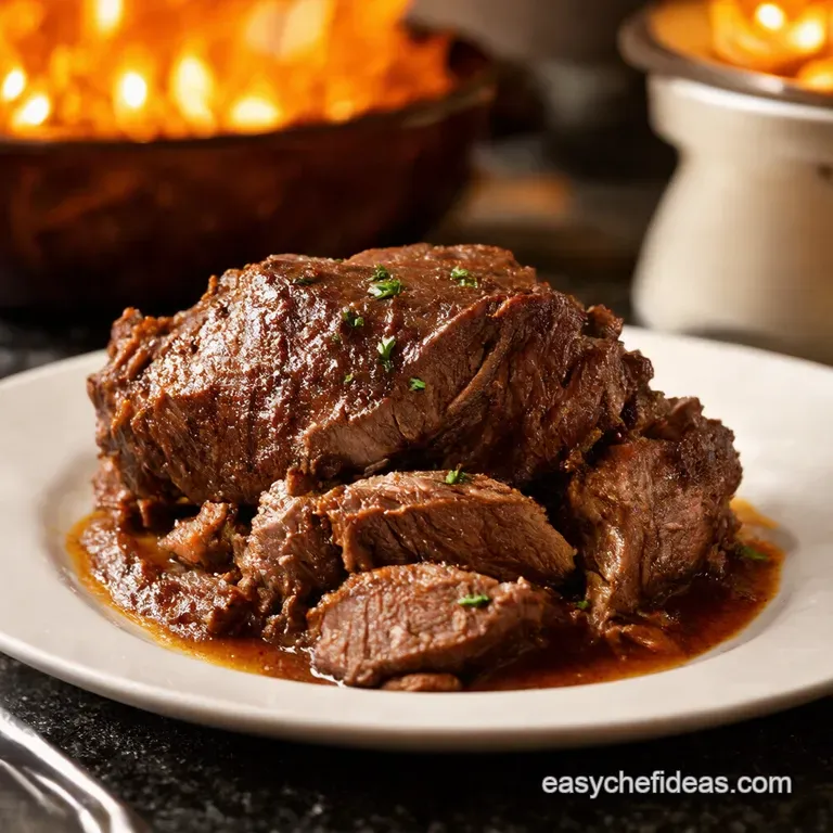 Slow Cooker Balsamicglazed Pot Roast No Fuss Maximum Flavour presentation
