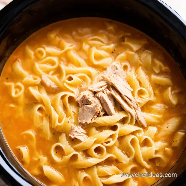 Slow Cooker Chicken Noodle Soup Grandmas Comfort Made Easy presentation