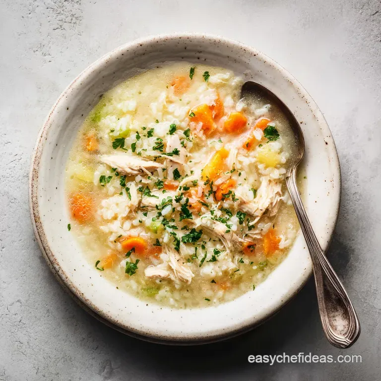 Slow Cooker Chicken Rice Soup