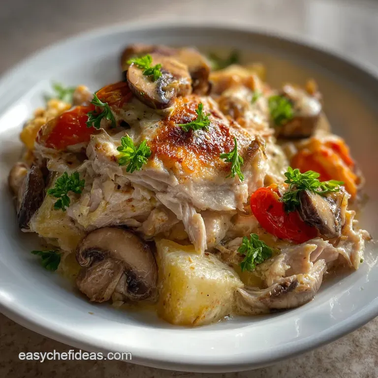 Chicken Thigh Slow Cooker: Hunters Comfort Casserole