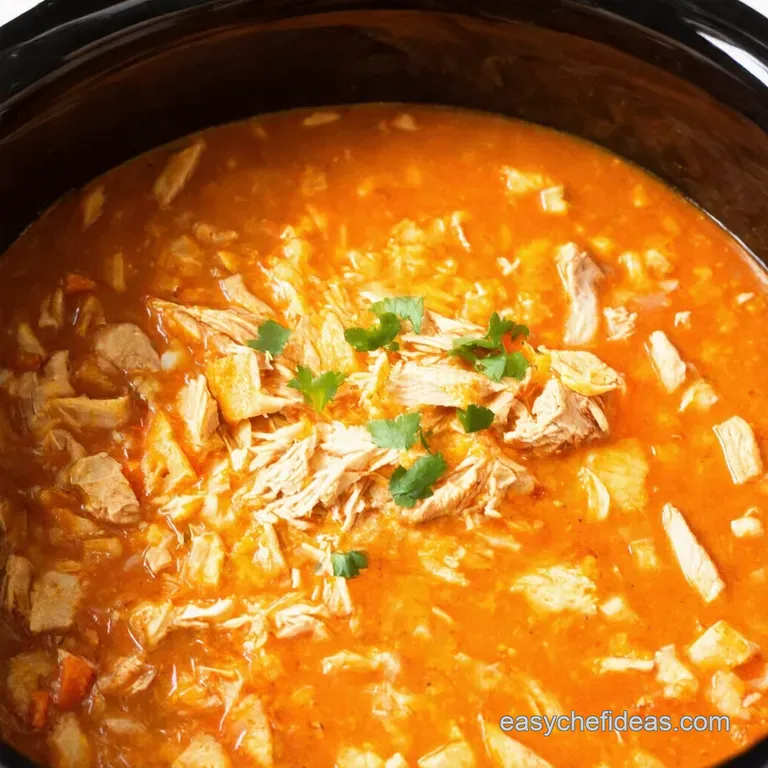 Slow Cooker Chicken Tortilla Soup Fiesta in a Bowl presentation