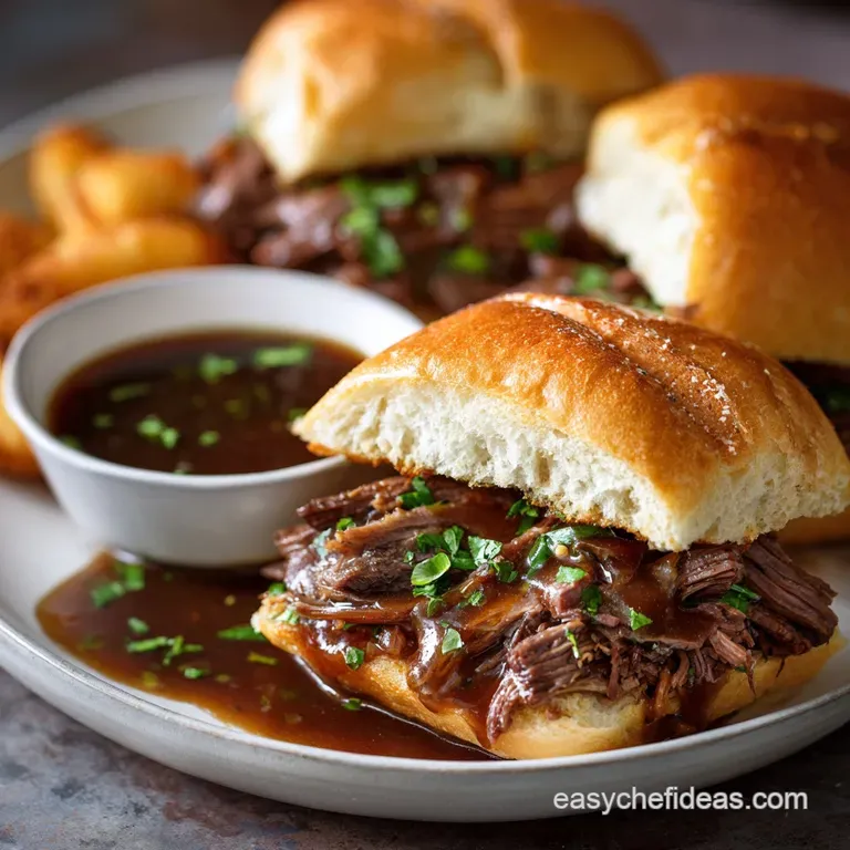 Slow Cooker French Dip Sandwiches: Better Than the Pub Au Jus Recipe