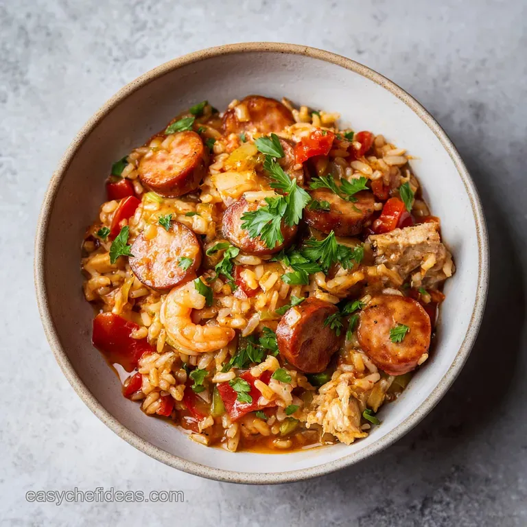 Slow Cooker Jambalaya with Andouille