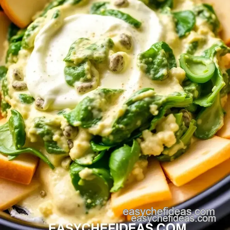 Slow Cooker Spinach Dip - Creamy & Delicious presentation