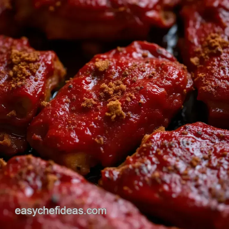 Slow-Cooker Sticky Bbq Ribs presentation