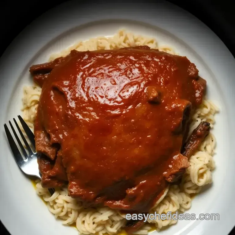 Slow Cooker Texas-Style Brisket presentation