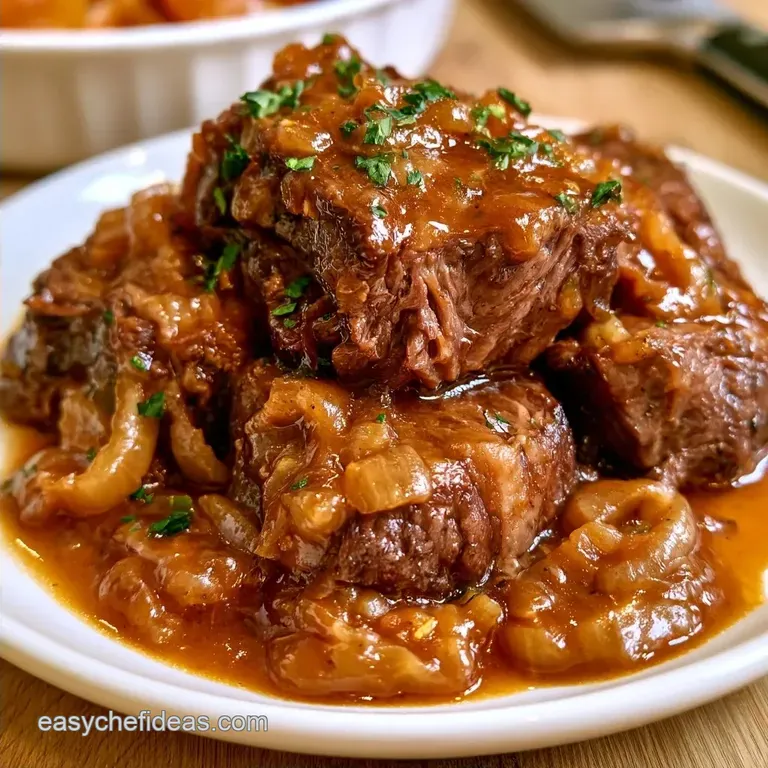 Fall Apart Slow Cooker Top Round Roast
