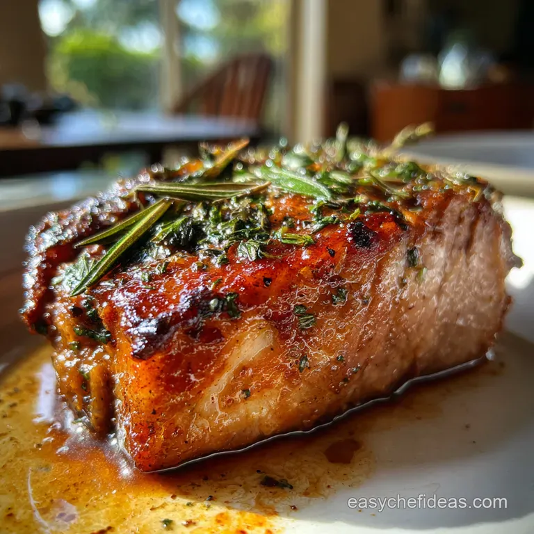 Slowcooked Pork Shoulder with Apple Sage the Managed Oven Method presentation