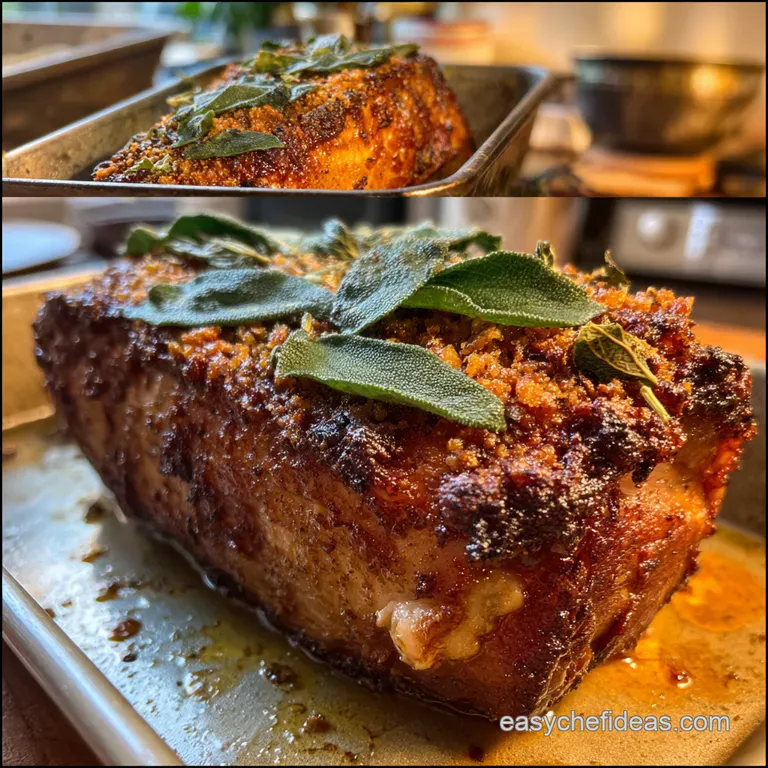 SlowCooked Pork Shoulder with Apple Sage The Managed Oven Method