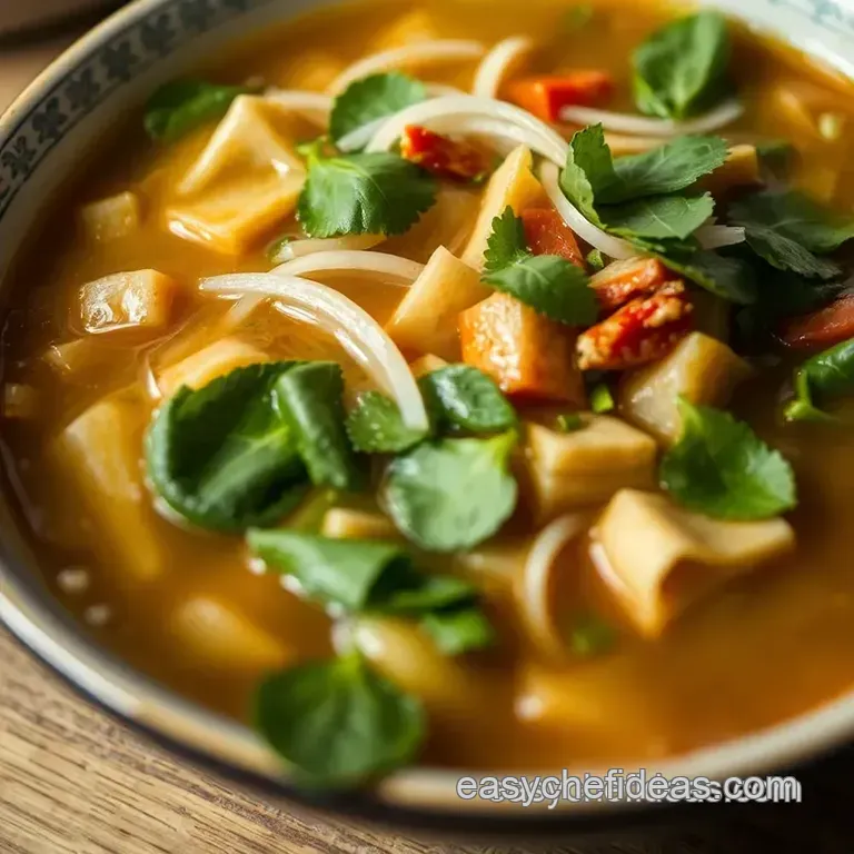 Slurp-Worthy Homemade Pho (Vietnamese Noodle Soup) presentation