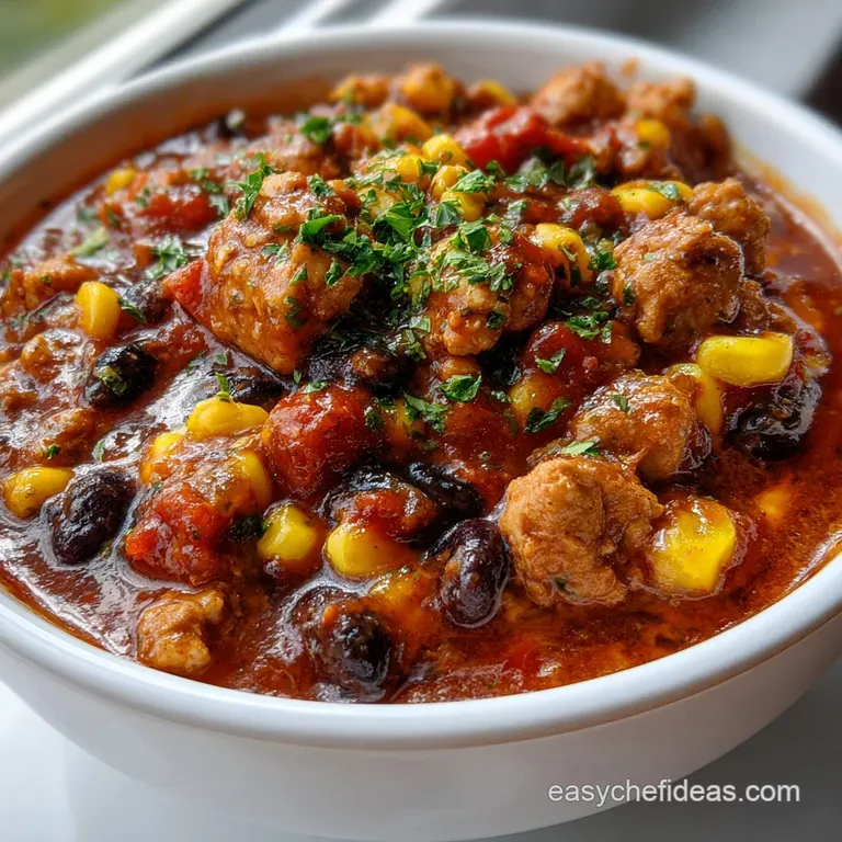 Turkey Chili: Proper Smokey Comfort Stovetop Ready