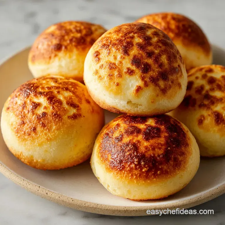 Three fluffy golden rolls arranged on a rustic linen napkin next to a small dish of shimmering melted butter.