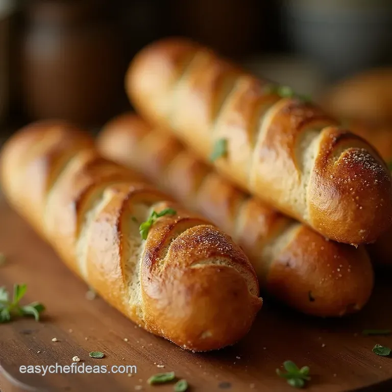The Crust Above the Rest Sourdough Demi Baguettes presentation