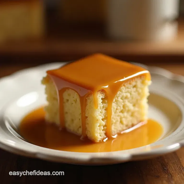 Southern Comfort a Decadent Caramel Cake with Dreamy Creamy Caramel Frosting presentation