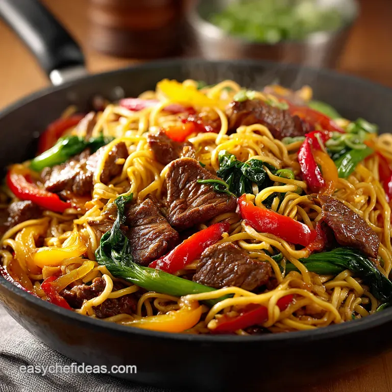 Speedy Beef Lo Mein 30Minute Takeaway Triumph presentation